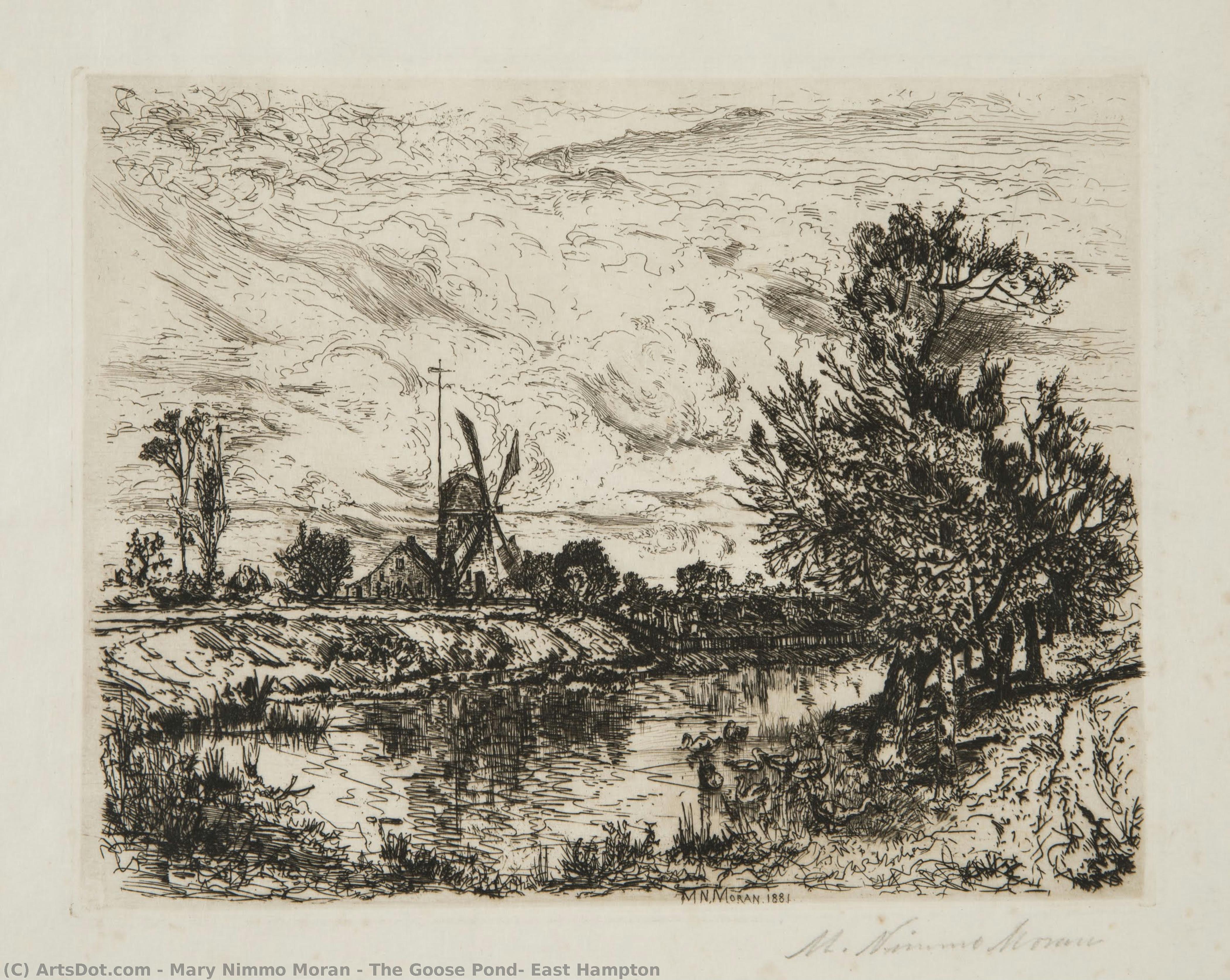 The Goose Pond, East Hampton — Mary Nimmo Moran