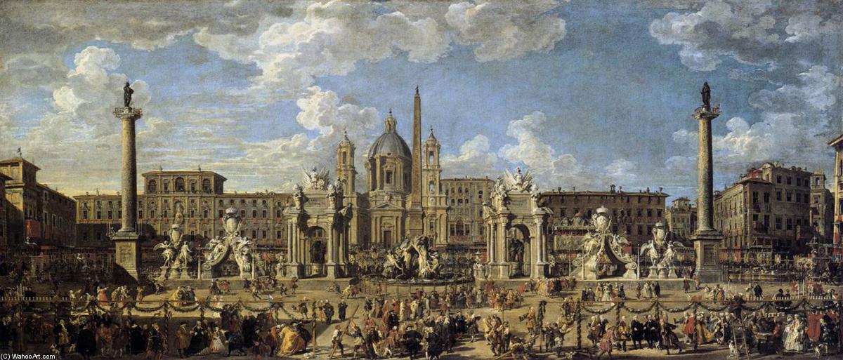 Piazza Navona In Rome — Giovanni Paolo Panini