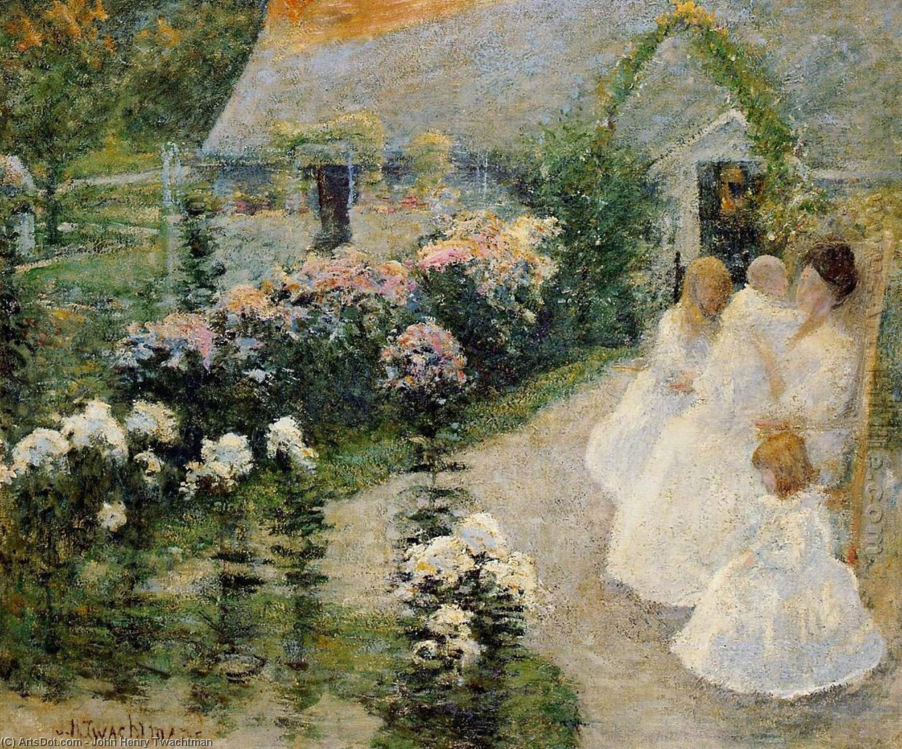 On The Terrace — John Henry Twachtman