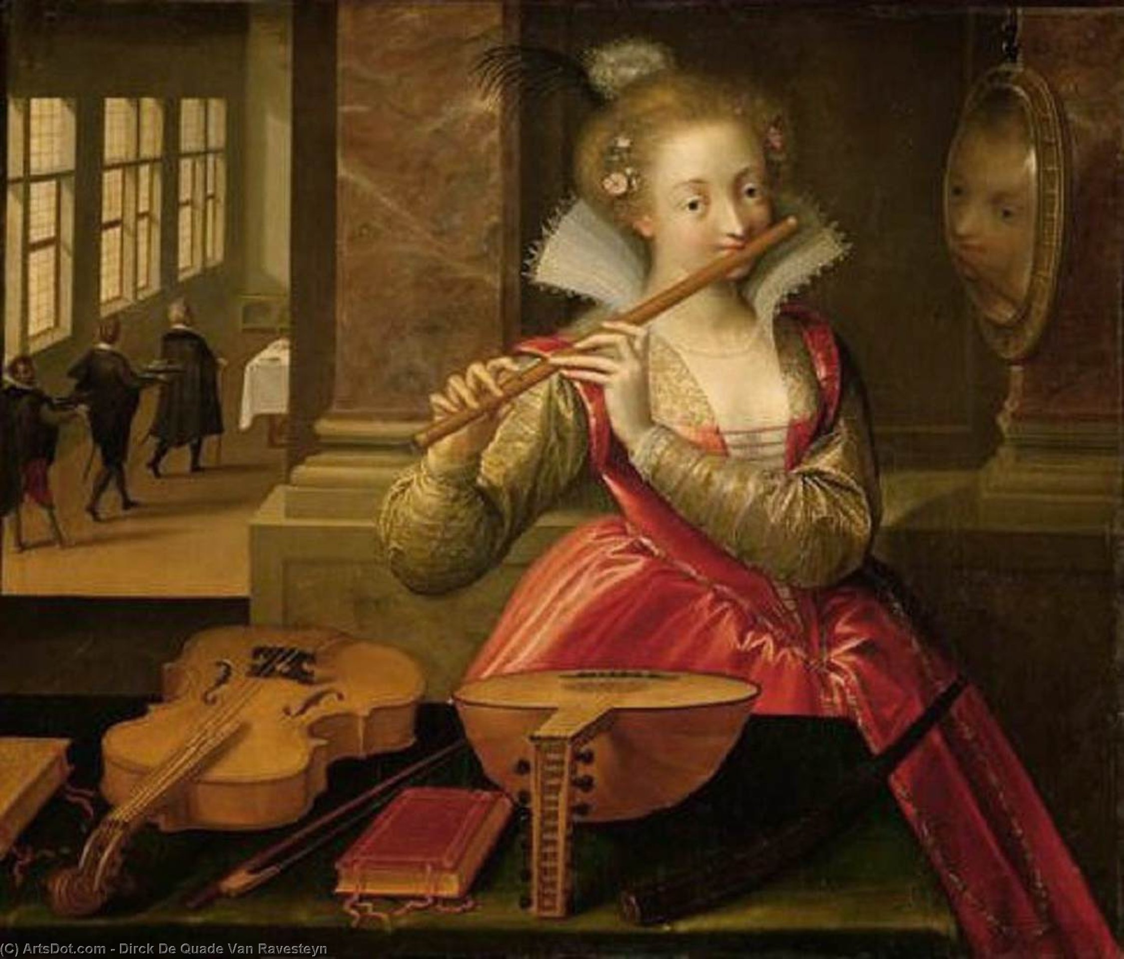 Allegory Of Music — Dirck De Quade Van Ravesteyn
