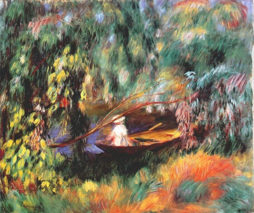 The Skiff — Pierre-auguste Renoir