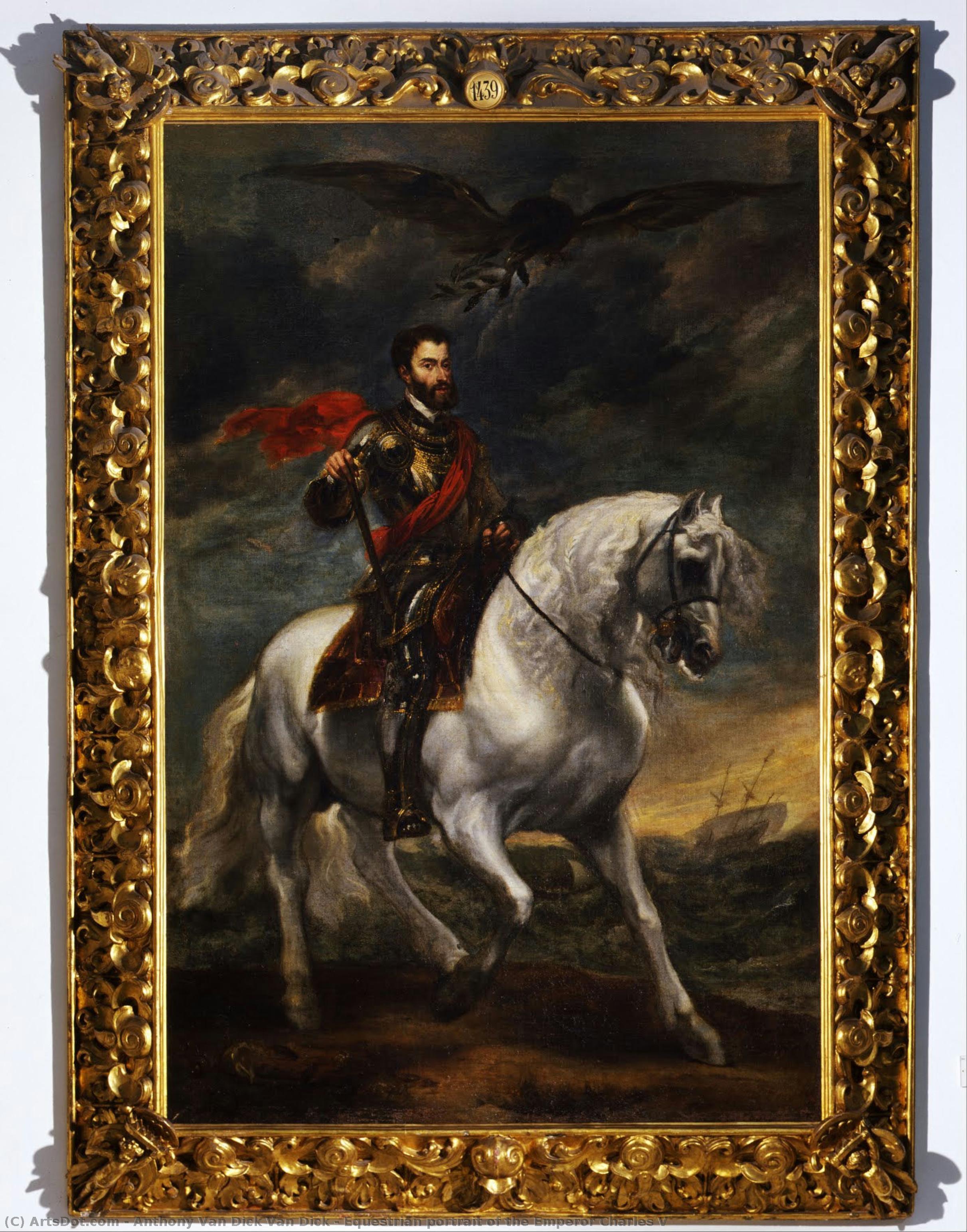 Equestrian Portrait Of The Emperor Charles V — Anthony Van Dick Van Dick