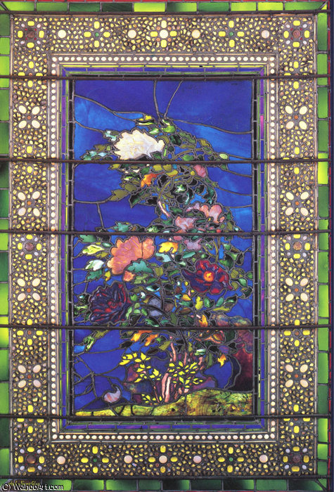 Peonies Blown In The Wind — John La Farge