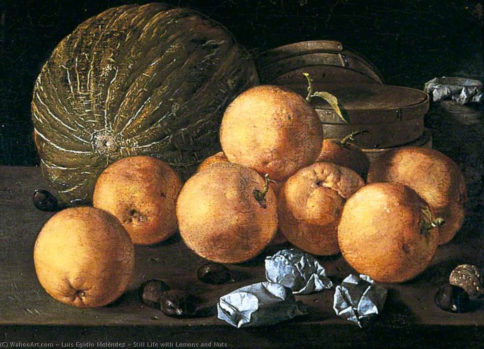Still Life With Lemons And Nuts — Luis Egidio Meléndez