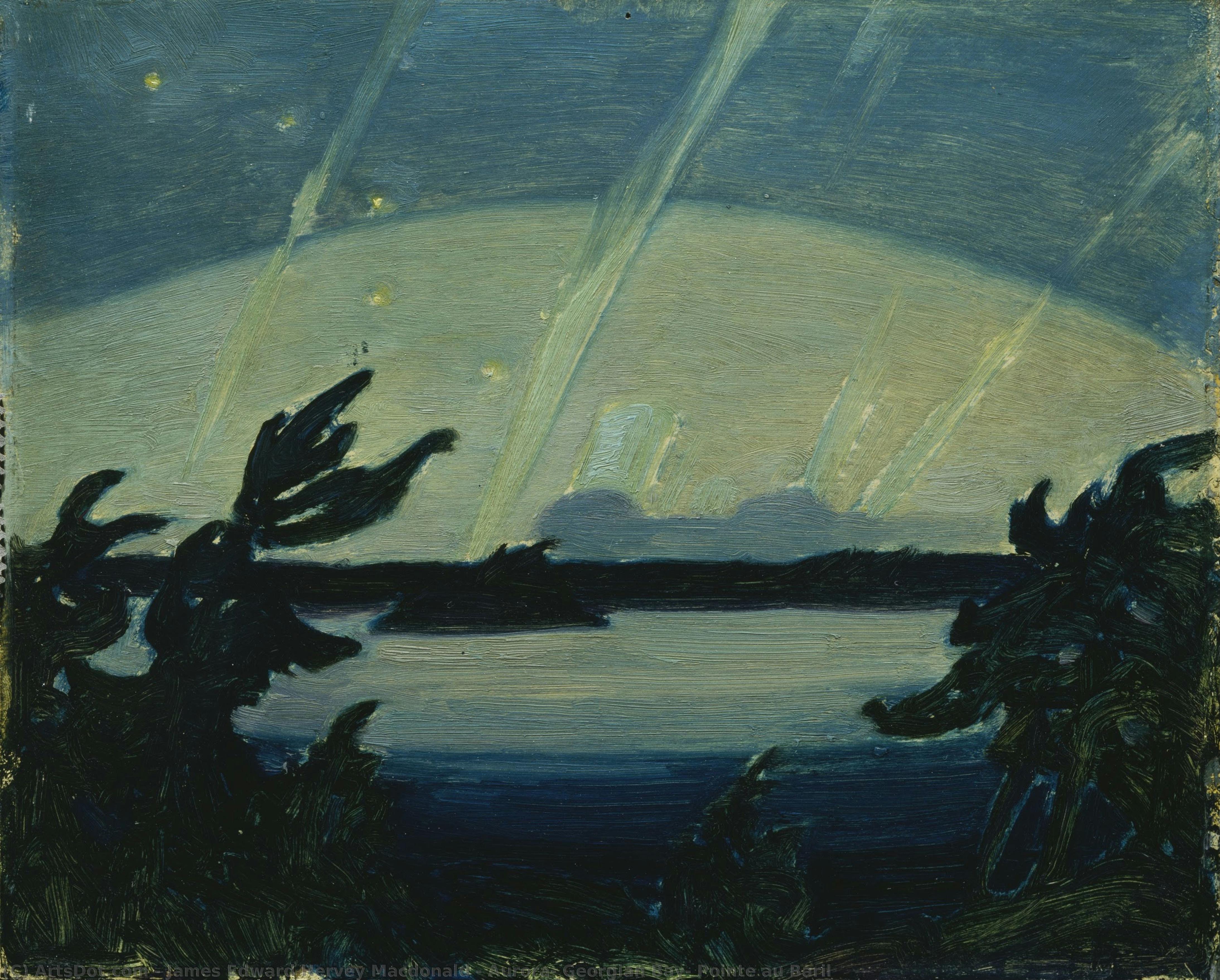 Aurora, Georgian Bay, Pointe Au Baril — James Edward Hervey Macdonald