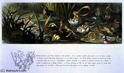 Water-lilies And Water Fairies — Richard Doyle