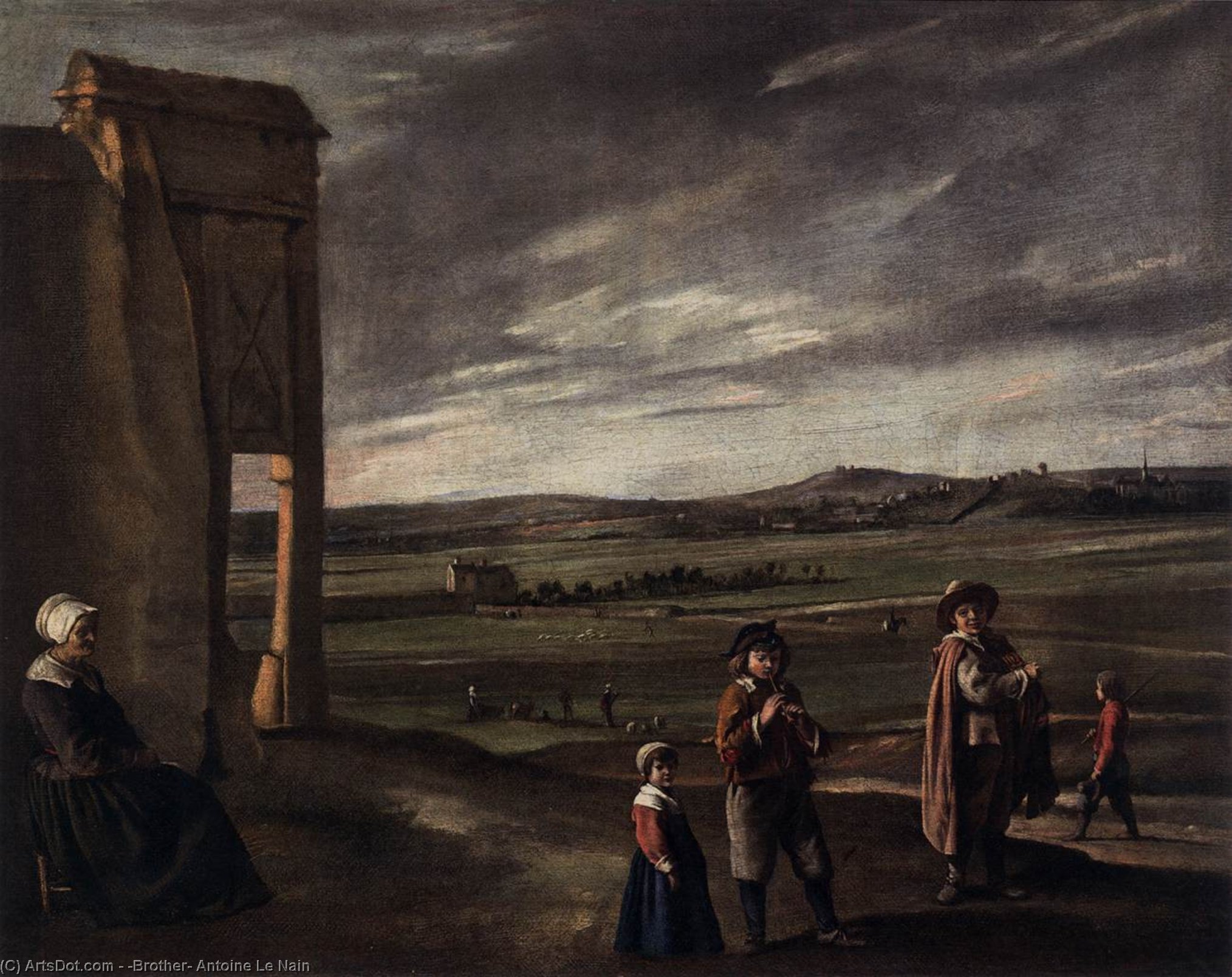 Landscape With Peasants — Antoine Le Nain