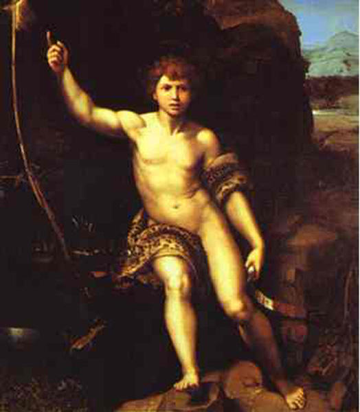 The Boy Baptist In The Desert — Raphael