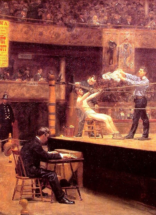 Between Rounds — Thomas Eakins