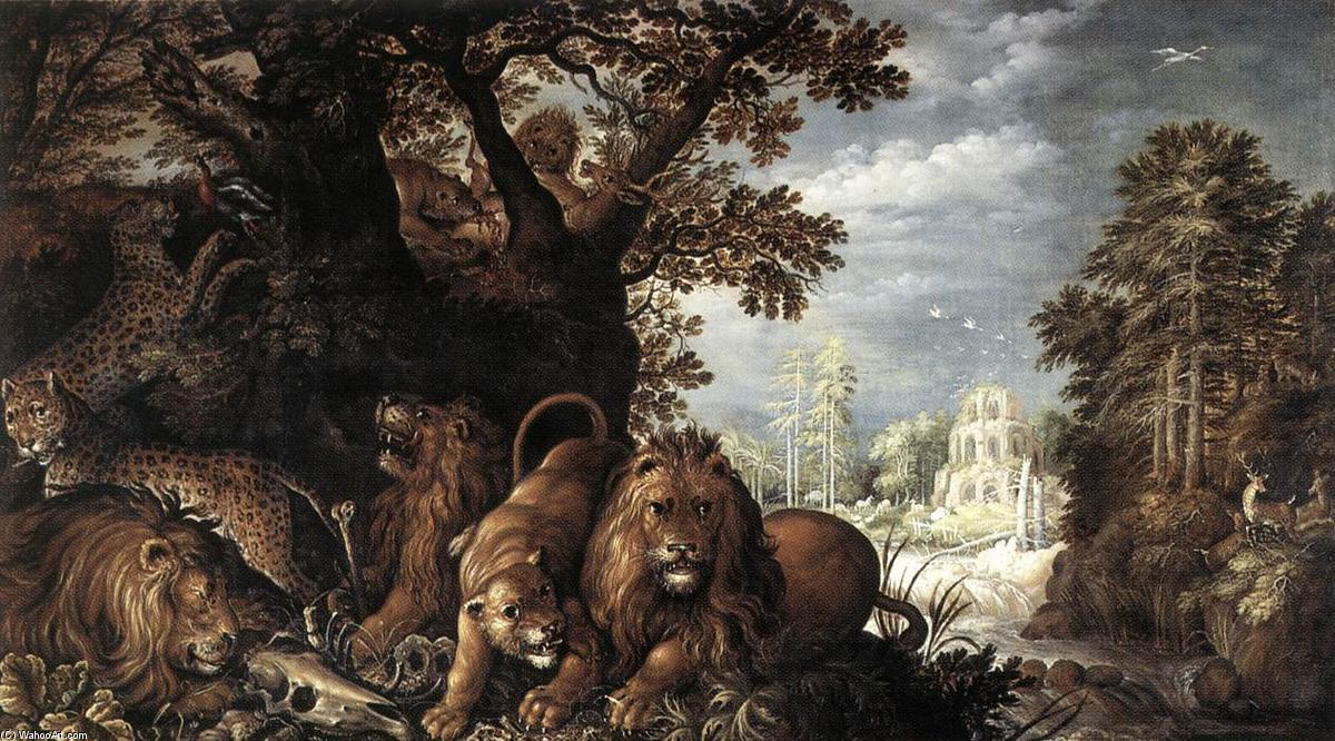 Landscape With Wild Animals — Roelandt Savery