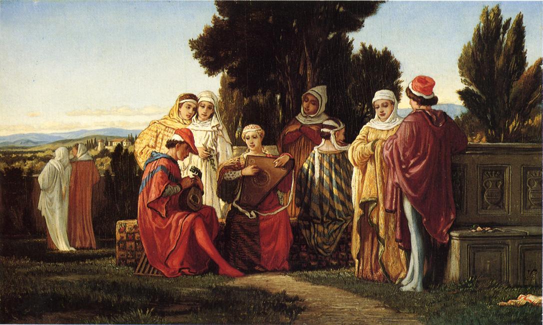 The Music Party — Elihu Vedder