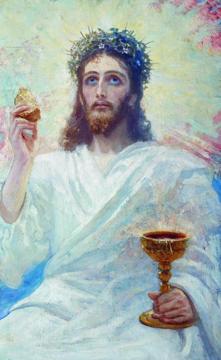 Christ With A Bowl — Ilya Yefimovich Repin