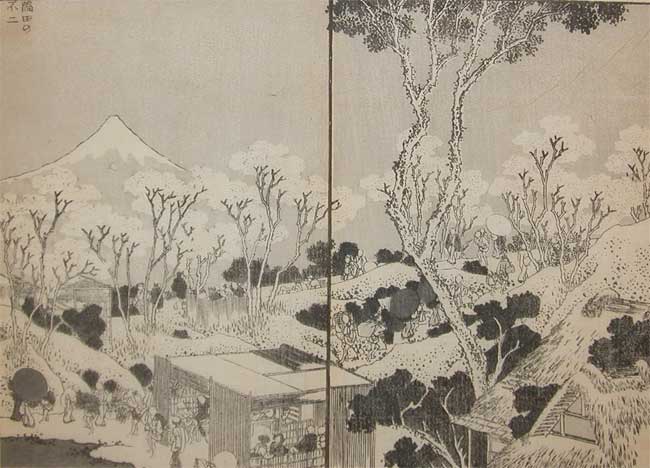 Fuji From The Sumida River — Katsushika Hokusai
