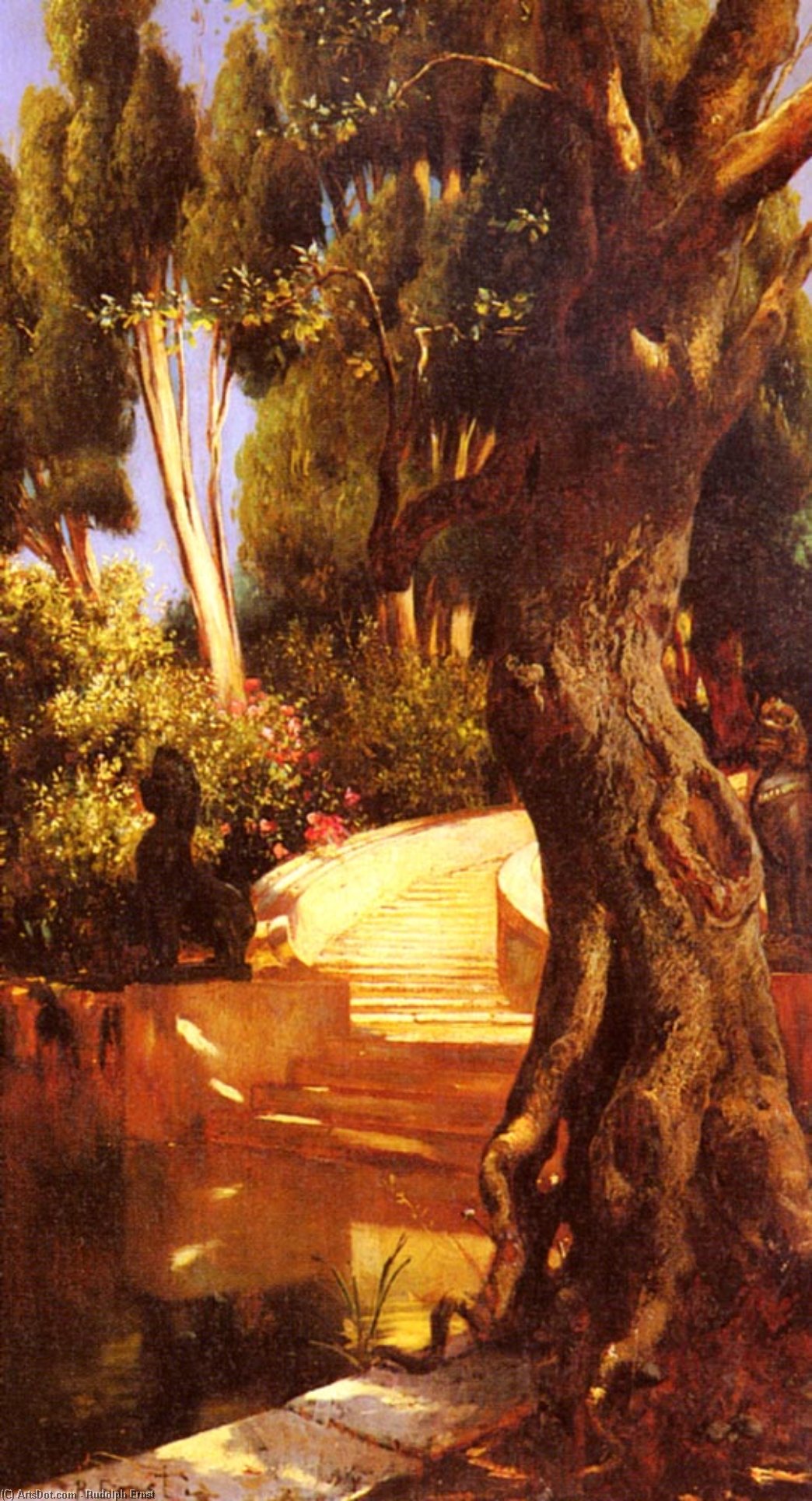 The Staircase Under The Trees — Rudolph Ernst