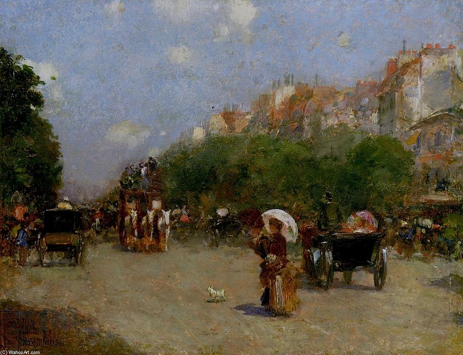 Paris Street Scene — Frederick Childe Hassam