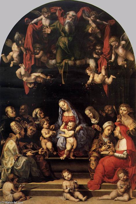 Virgin And Child With Saints — Girolamo Genga