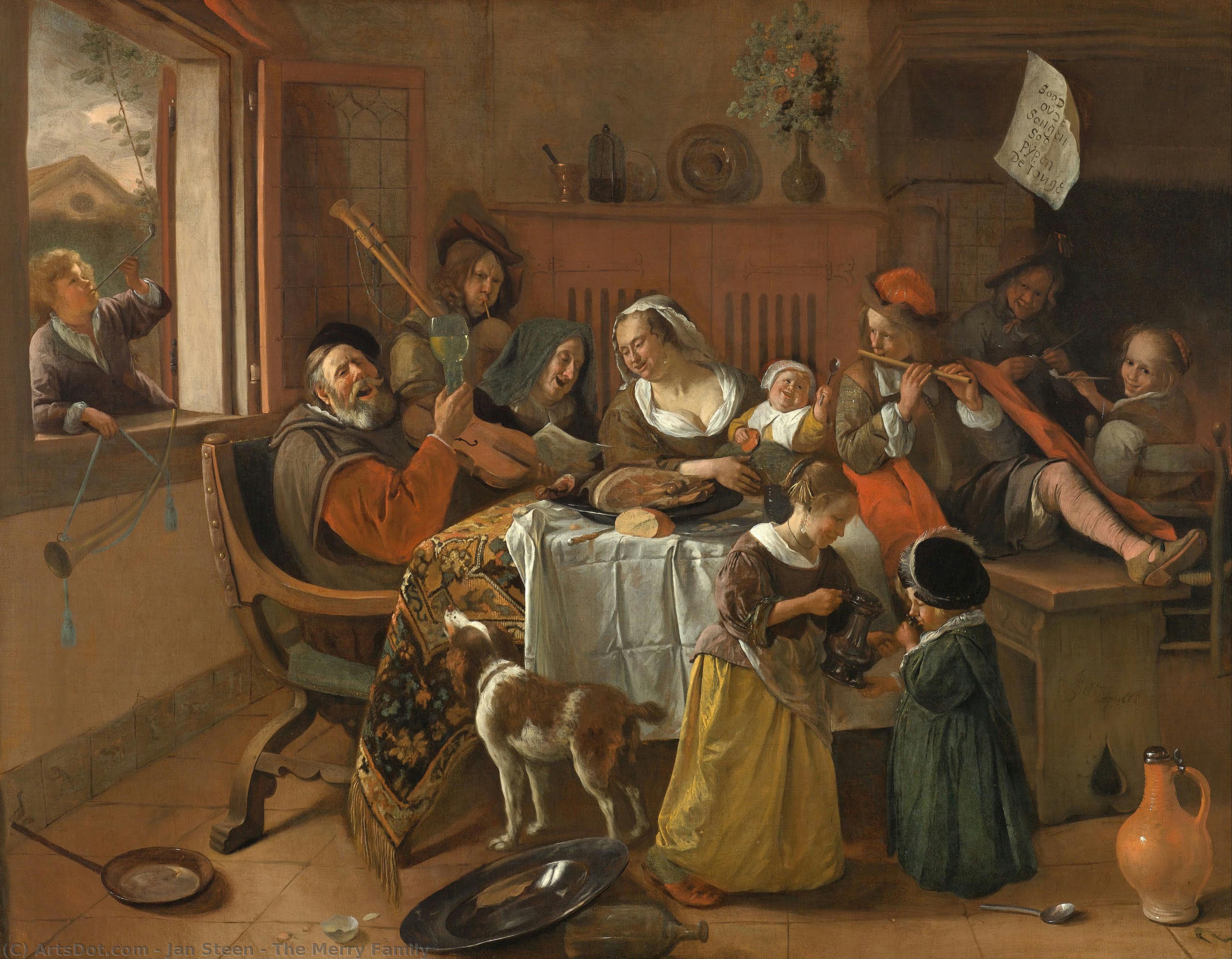 The Merry Family — Jan Havickszoon Steen