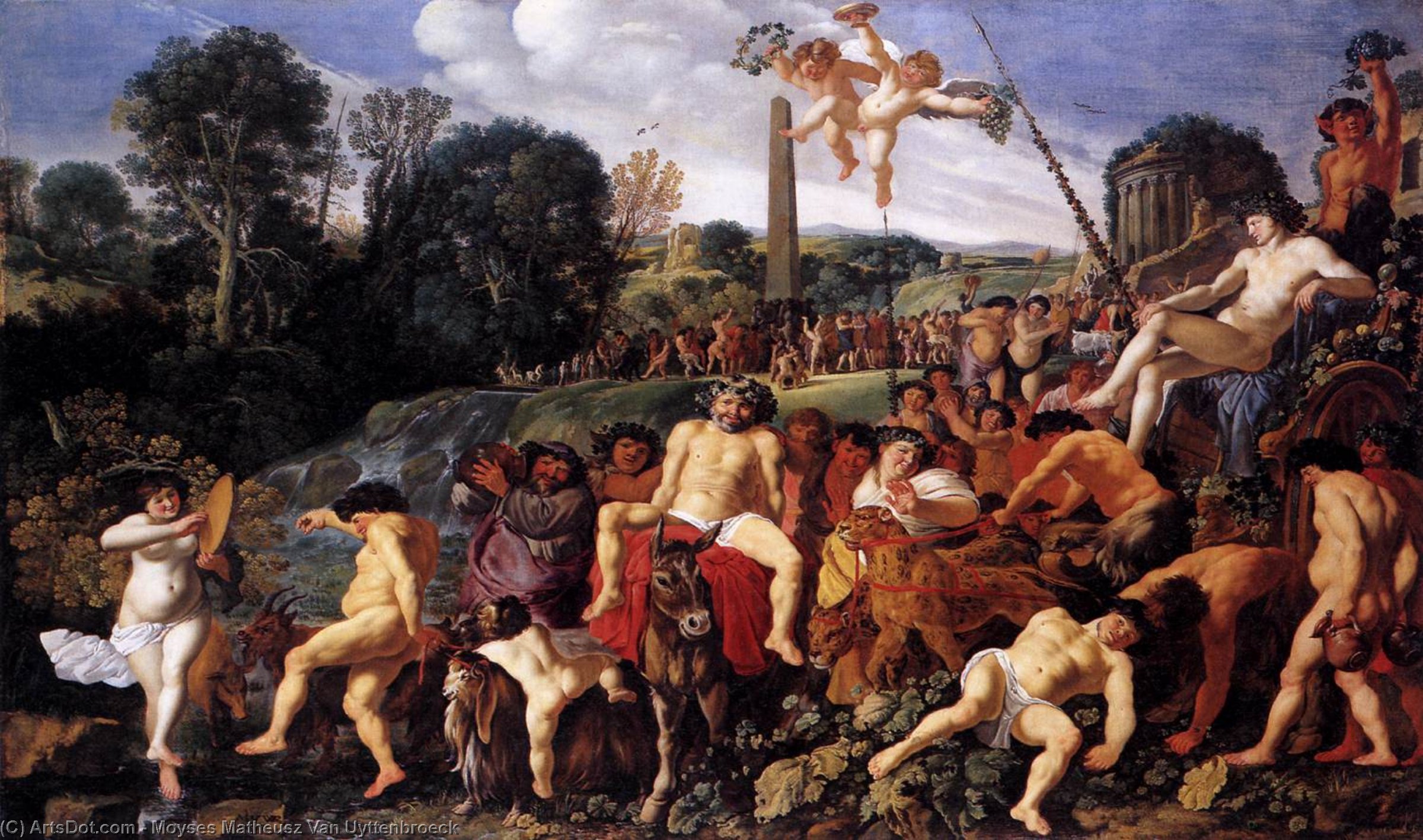 Bacchanal — Moyses Matheusz Van Uyttenbroeck