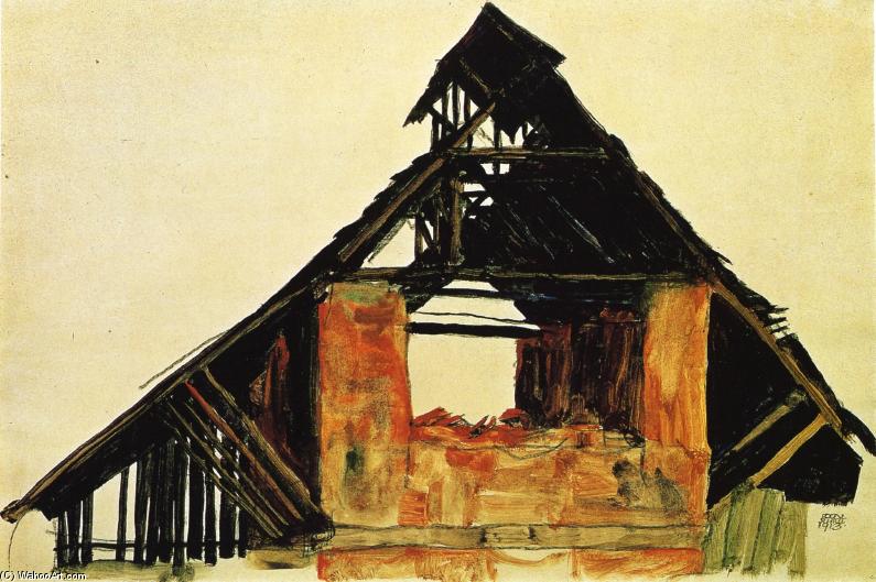 Old Brick House In Carinthia — Egon Schiele