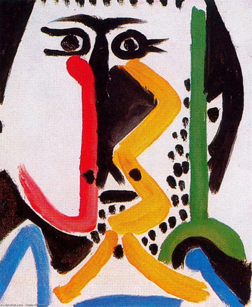 Head Of A Man 15 — Pablo Picasso