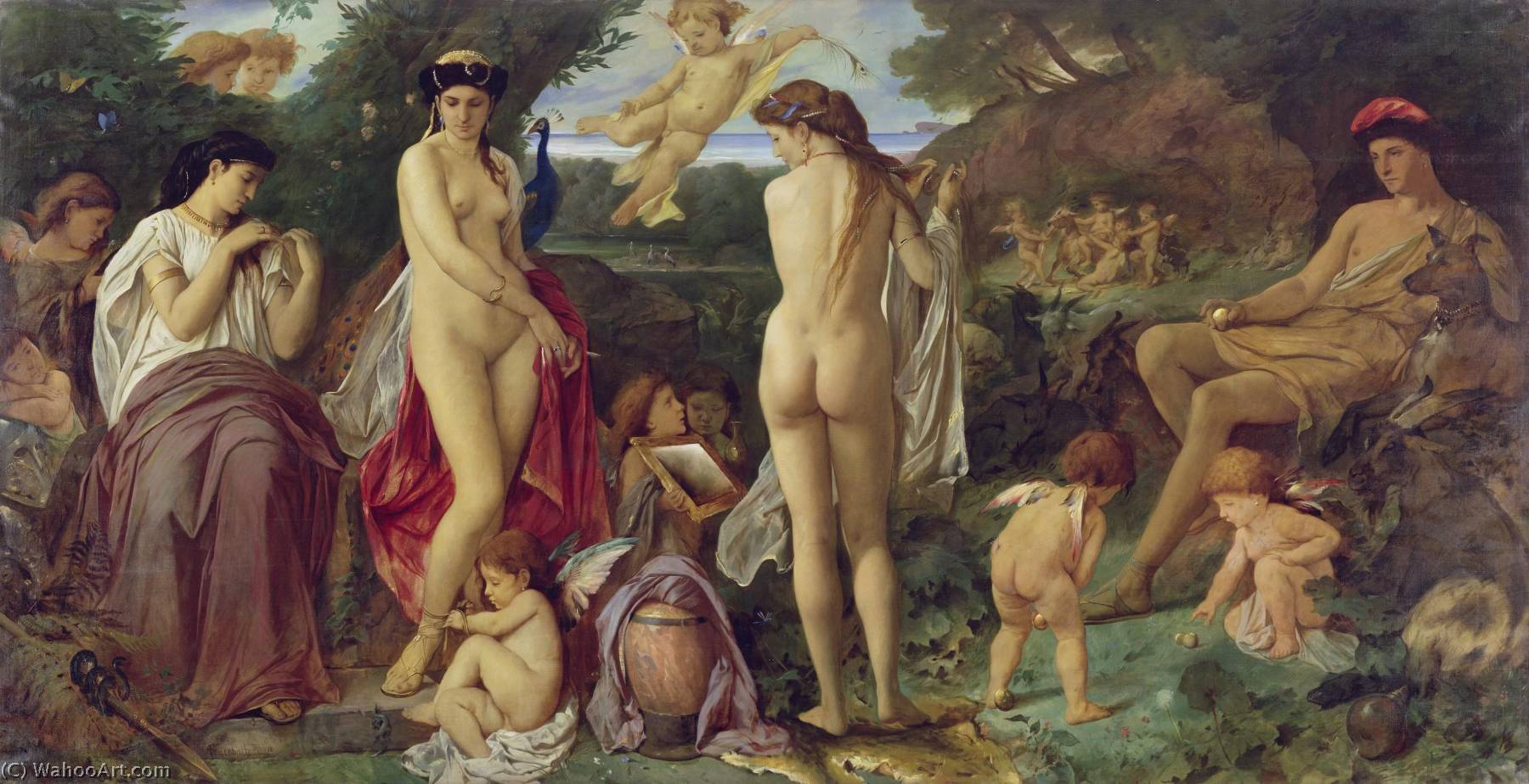 The Judgment Of Paris — Anselm Feuerbach