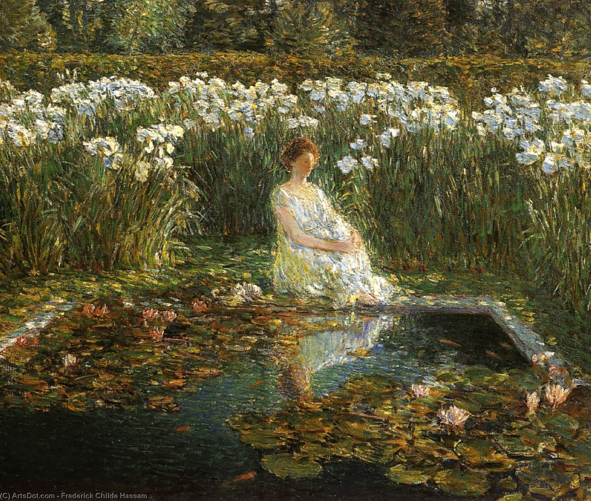 Lilies — Frederick Childe Hassam