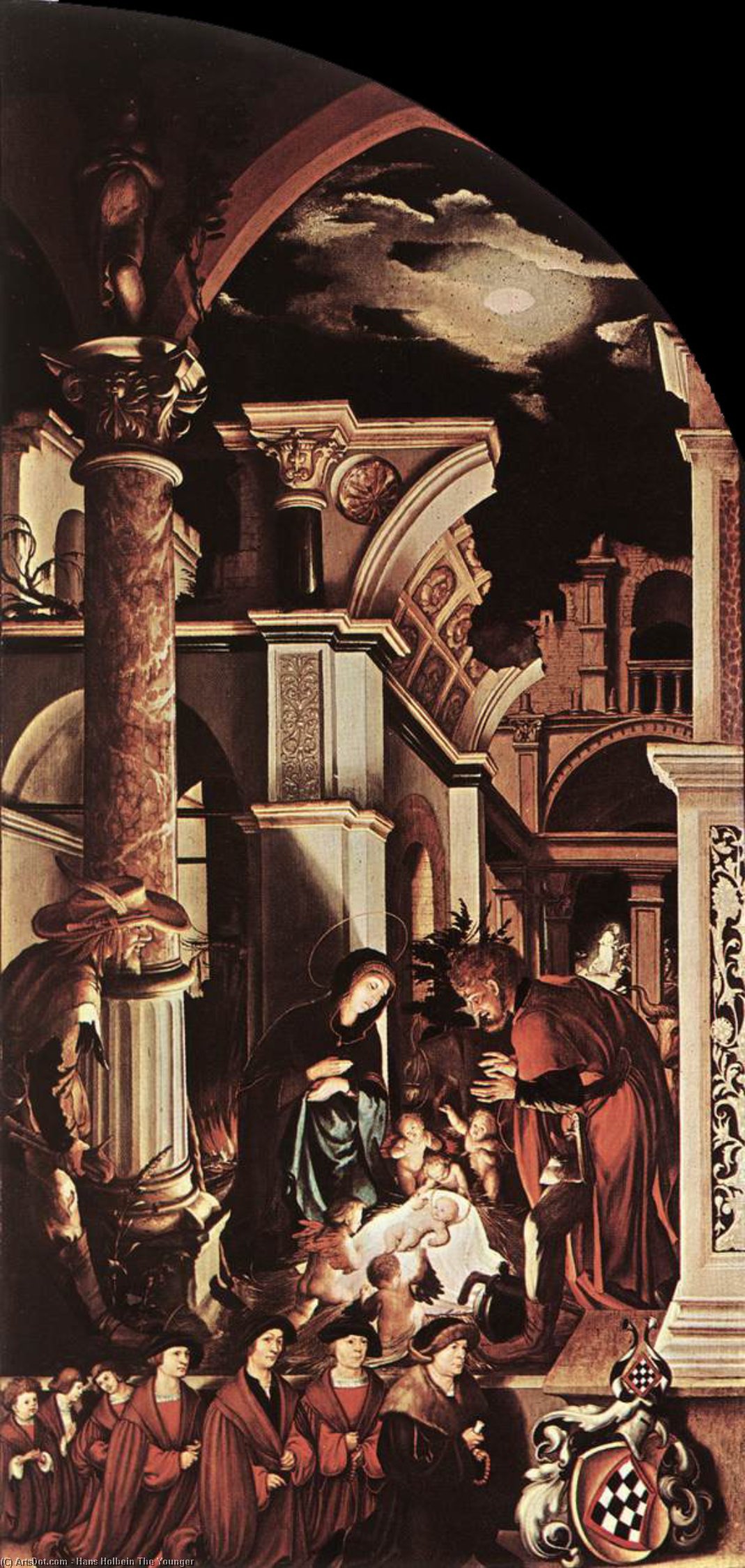 The Oberried Altarpiece (right Wing) — Hans Holbein The Younger