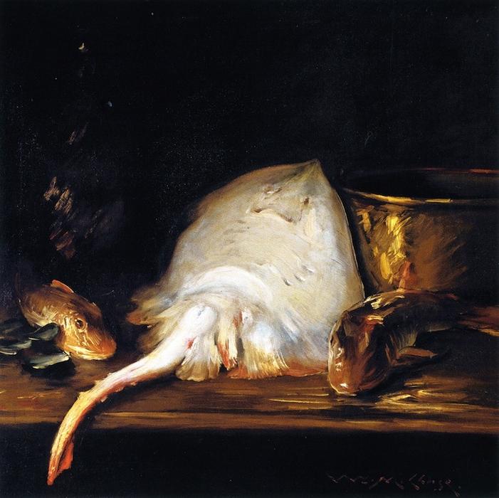 Still Life: Fish (also Known As Still Life With Fish, A Skate) — William Merritt Chase