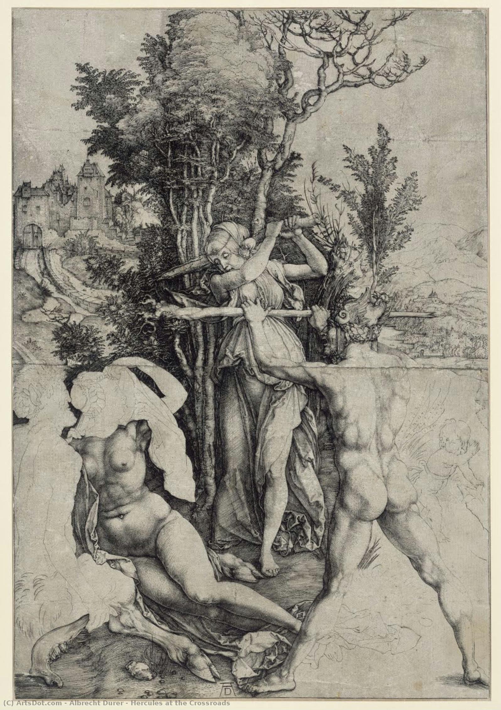 Hercules At The Crossroads — Albrecht Dürer