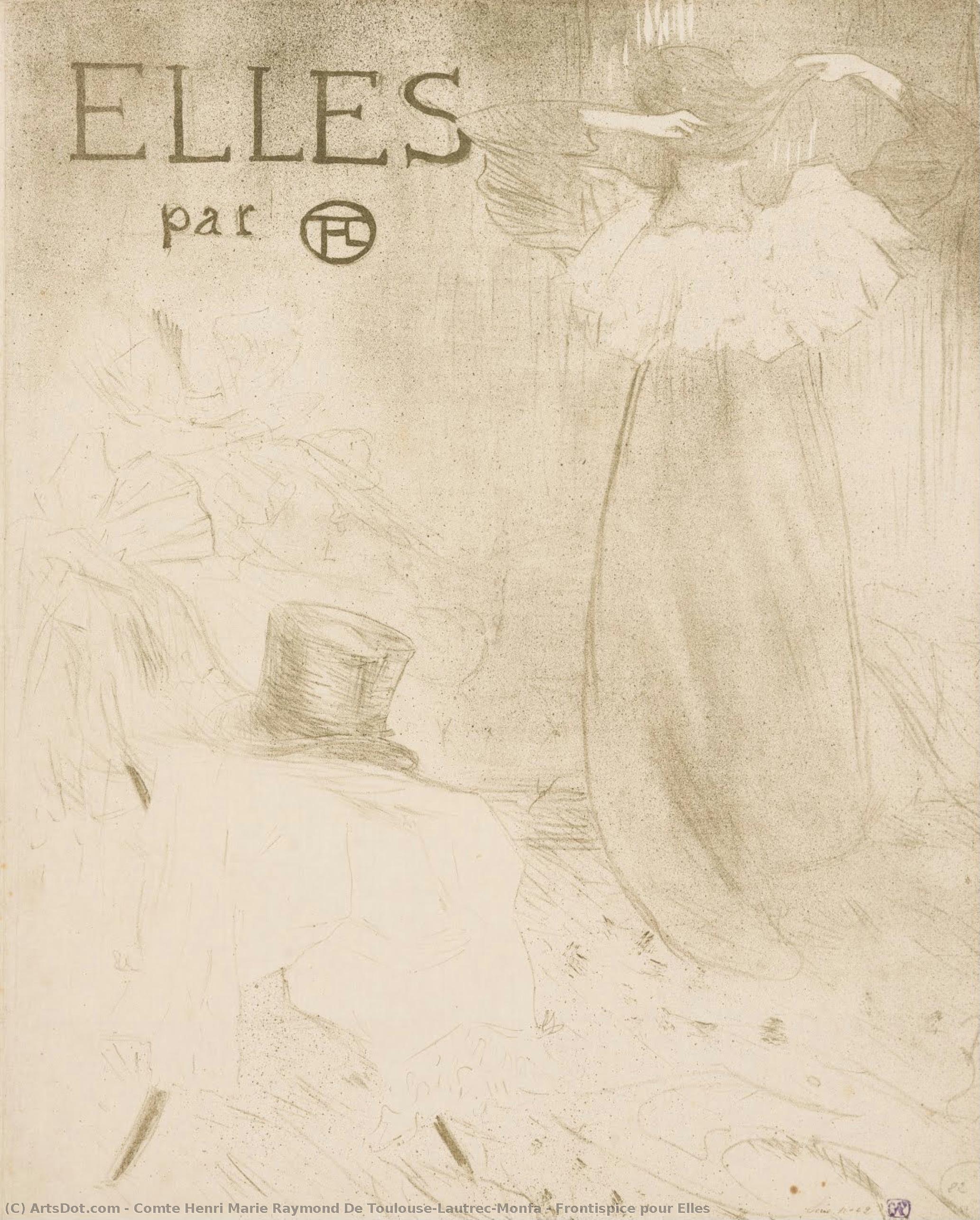 Frontispice Pour Elles — Henri De Toulouse-lautrec