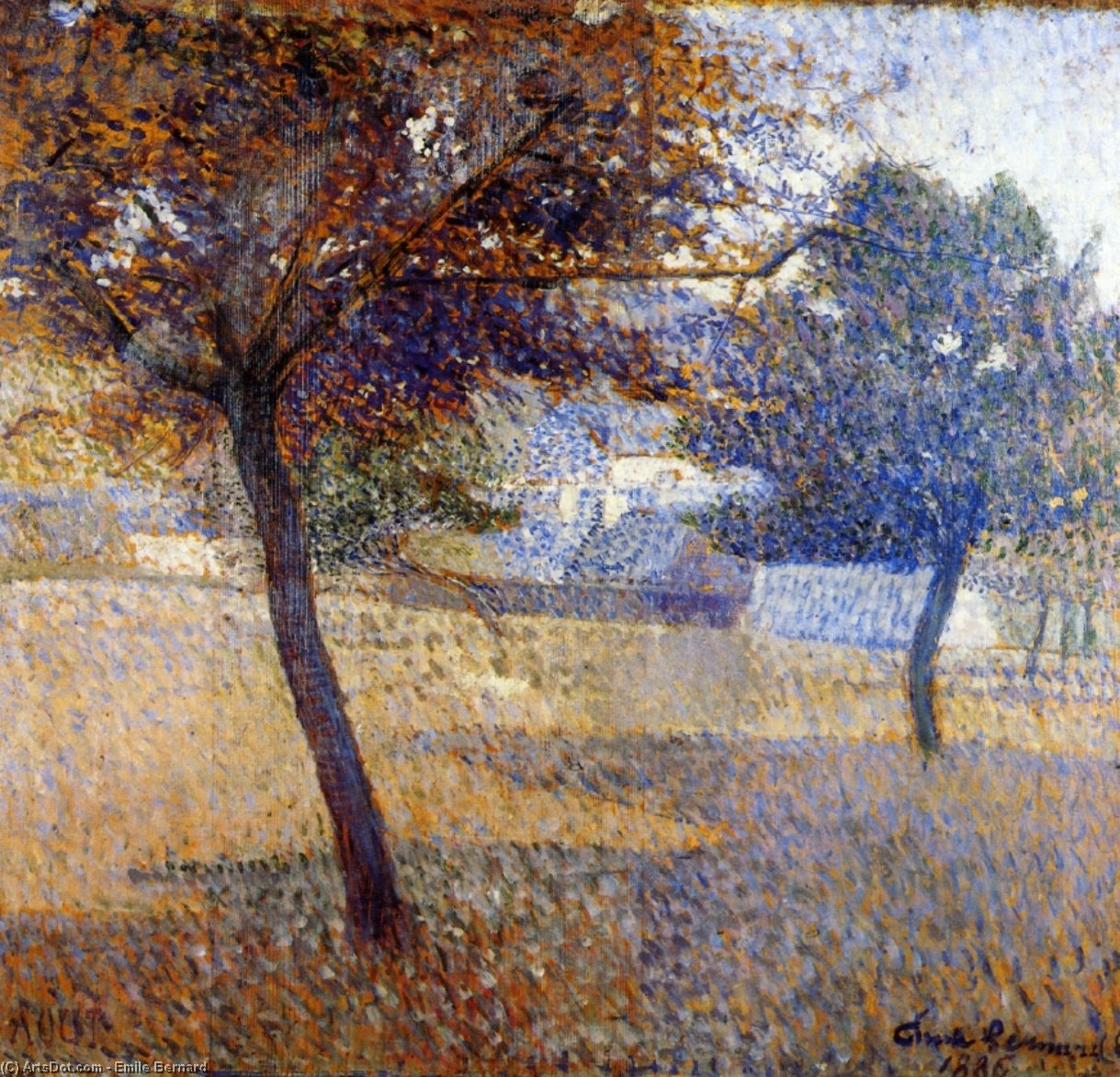 Orchard At Pont Aven — Émile Bernard