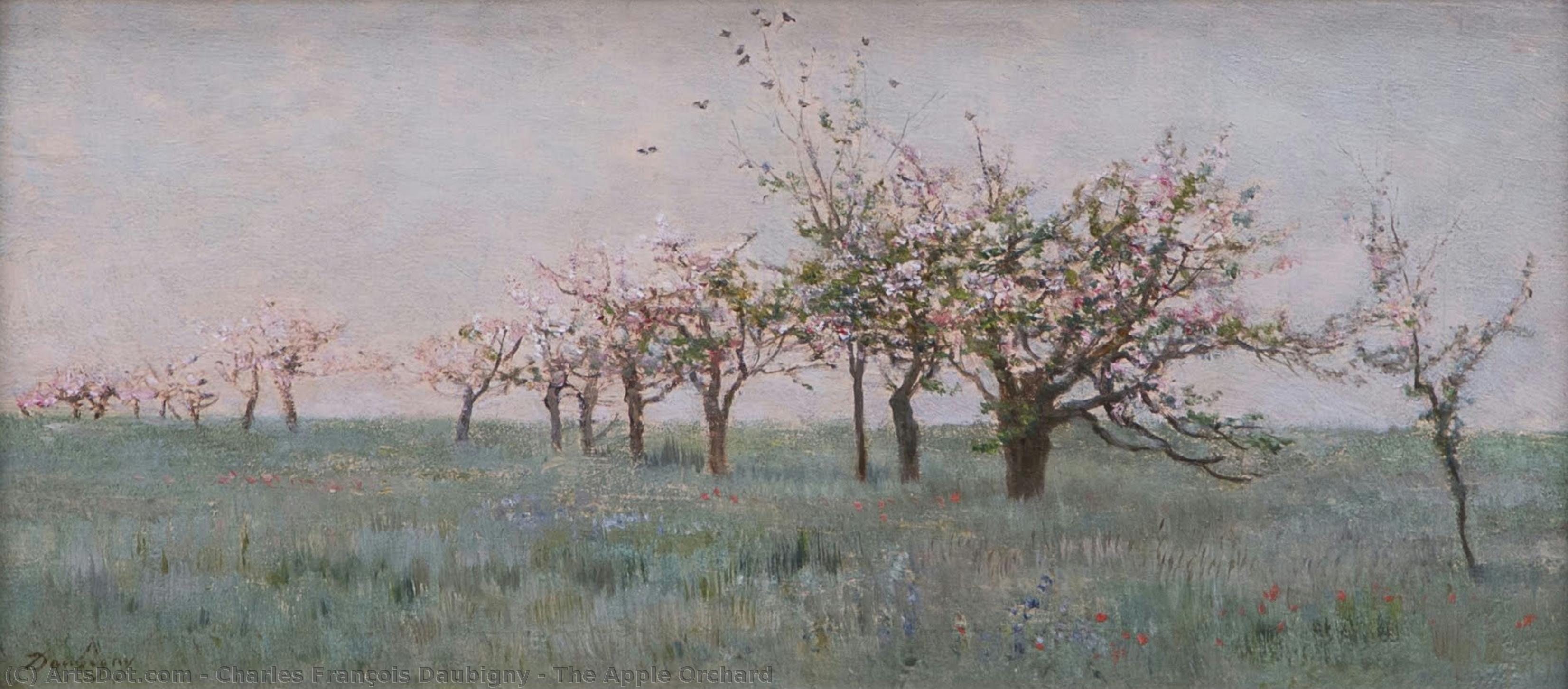 The Apple Orchard — Charles-françois Daubigny