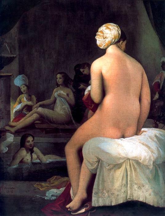 Little Bather, Or Inside A Harem — Jean-auguste-dominique Ingres