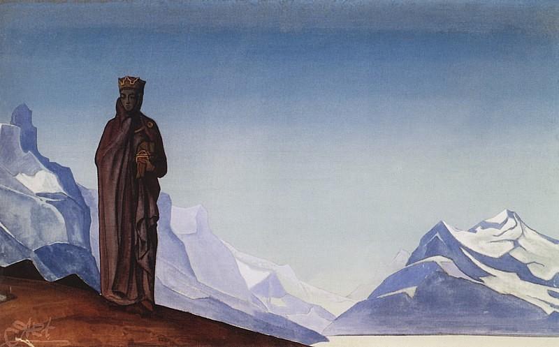 She Who Holds The World — Nicholas Roerich