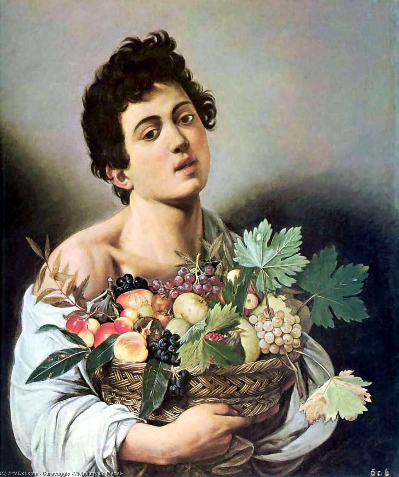 Ragazzo Con Canestro Di Frutta — Caravaggio