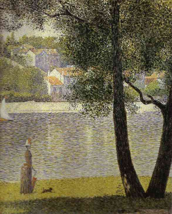 La Seine A Courbevoie — Georges Seurat