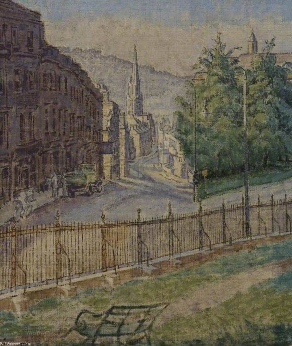 Walcot Street From Hedgemead, Bath — Thérèse Lessore