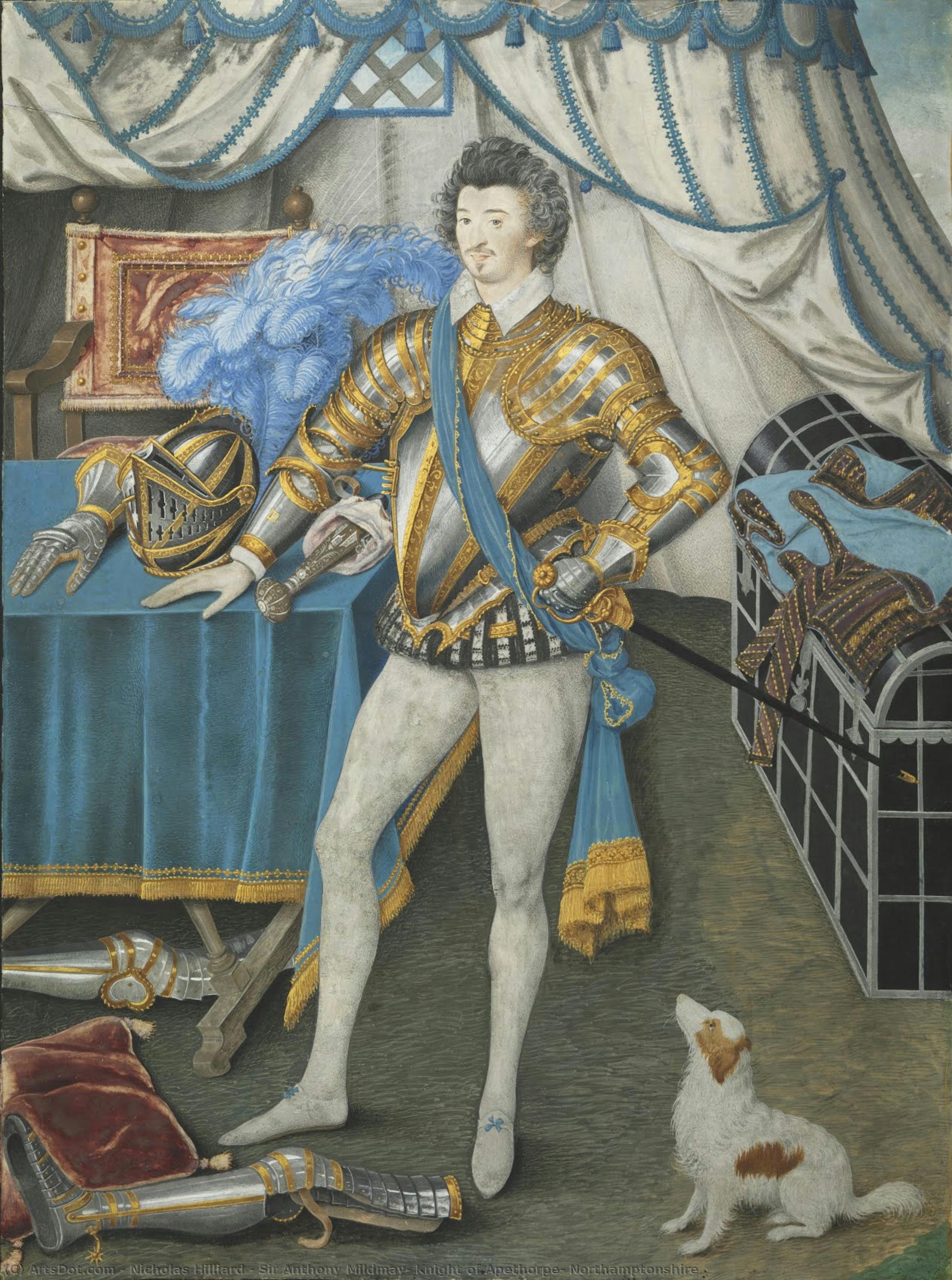 Sir Anthony Mildmay, Knight Of Apethorpe, Northamptonshire — Nicholas Hilliard