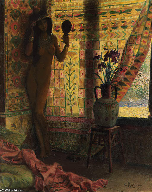 The Mirror — Georges Antoine Rochegrosse