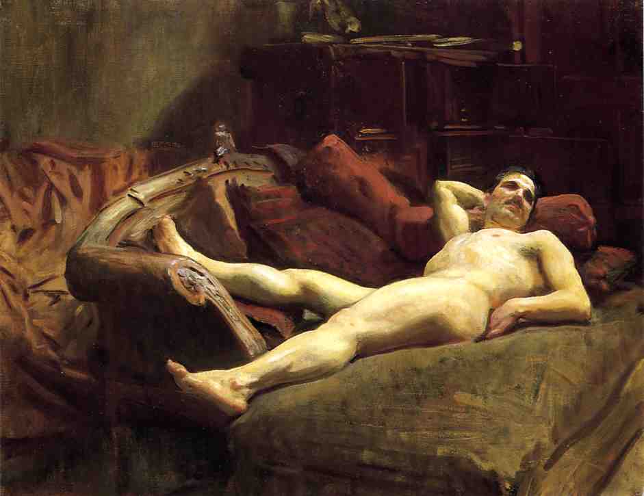 Male Model Resting — John Singer Sargent