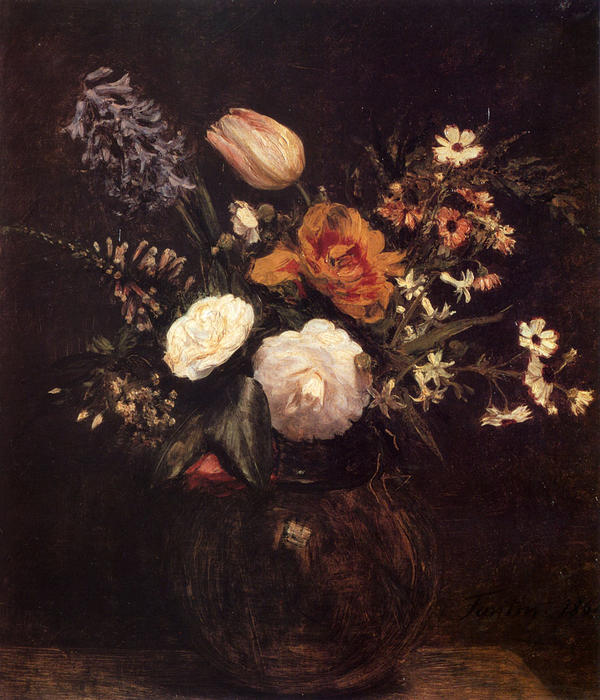 Flowers 6 — Henri Fantin-latour