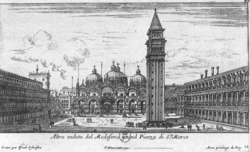 Piazza San Marco — Israël Silvestre