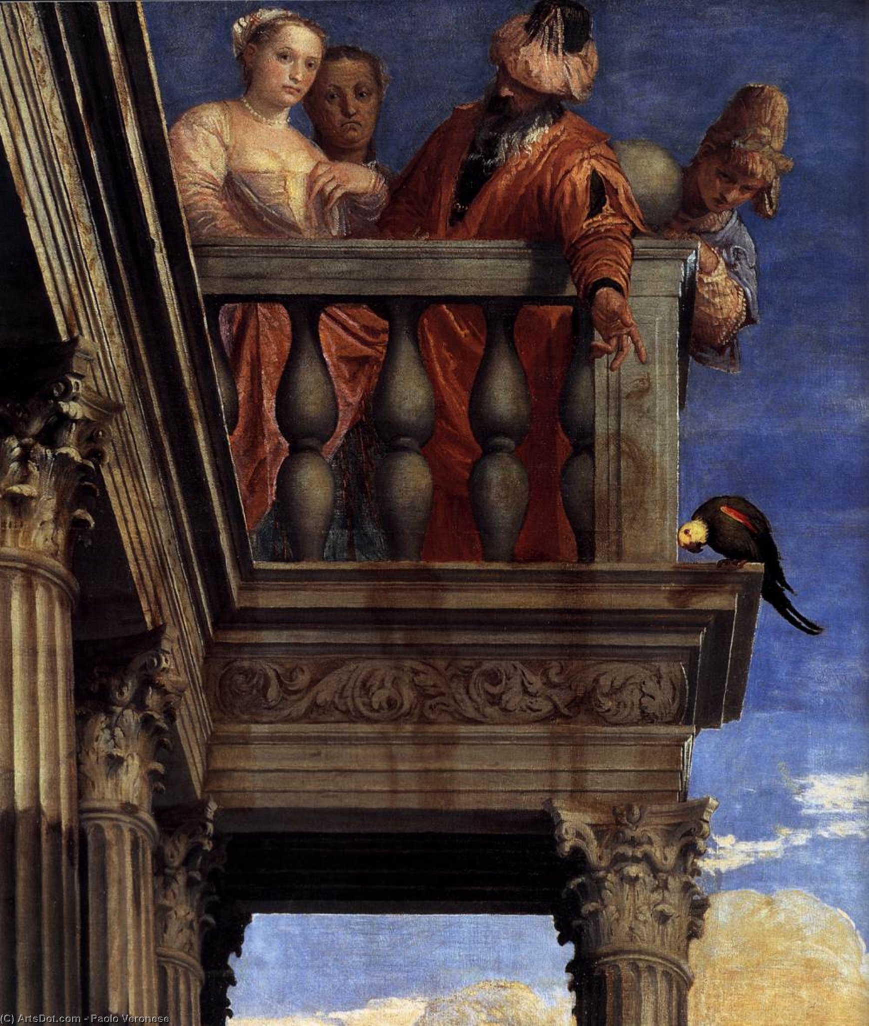 Feast In The House Of Simon (detail) — Paolo Veronese