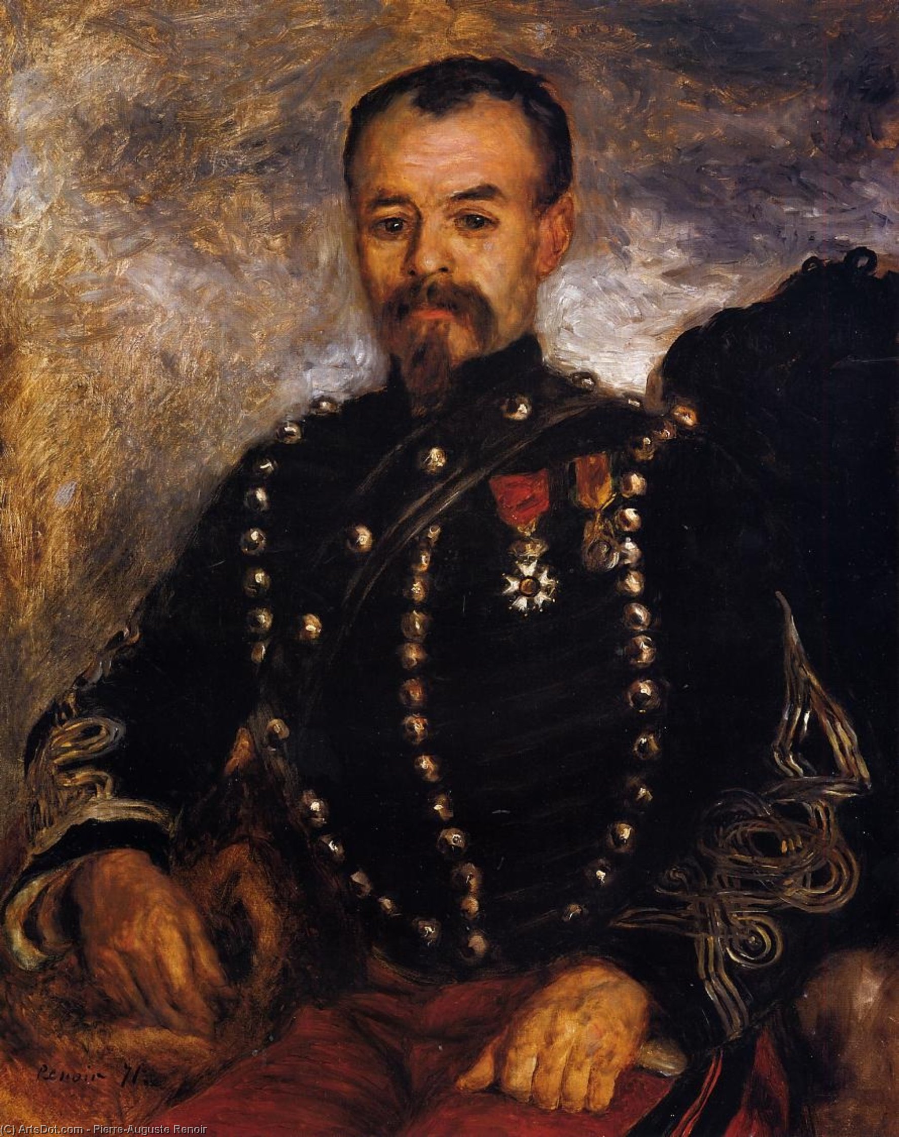 Captain Edouard Bernier — Pierre-auguste Renoir