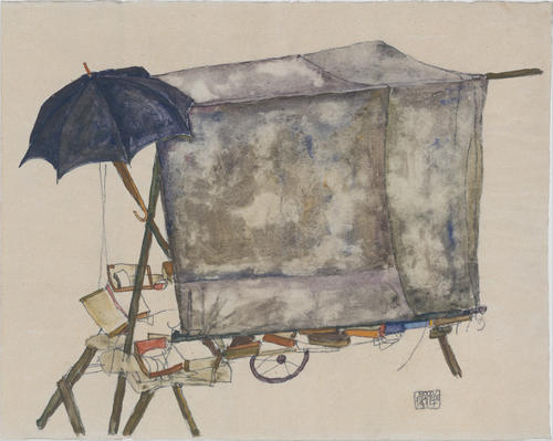 Street Cart — Egon Schiele