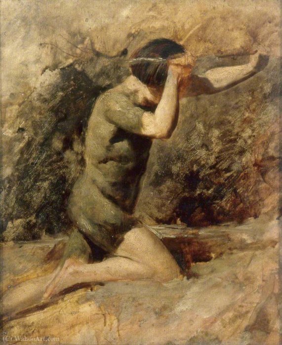Study For 'cain' — William Dyce