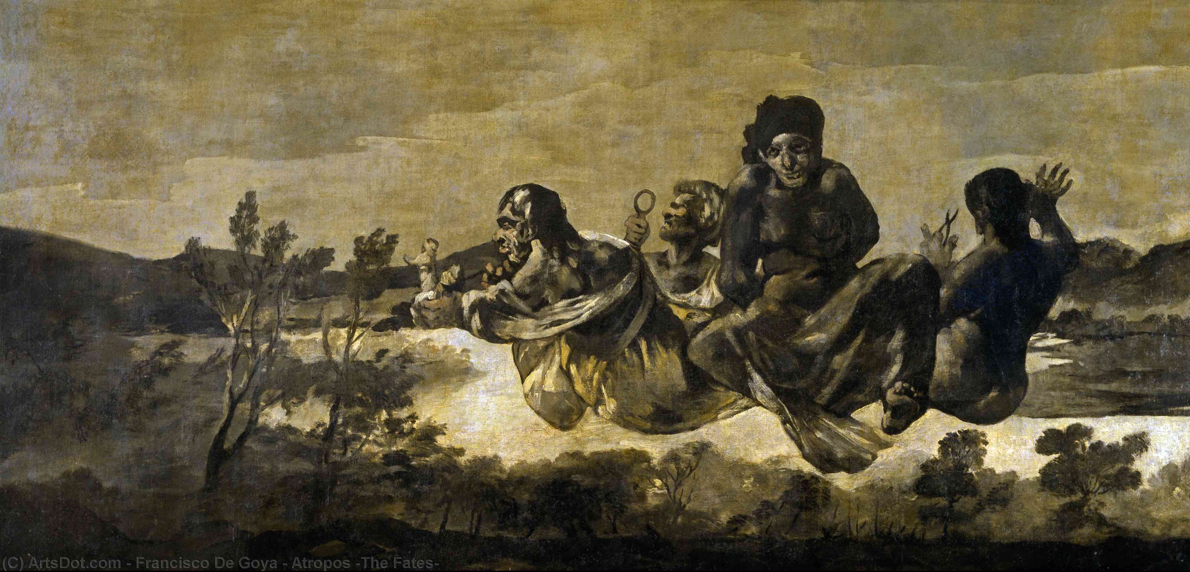 Atropos (the Fates) — Francisco José De Goya Y Lucientes