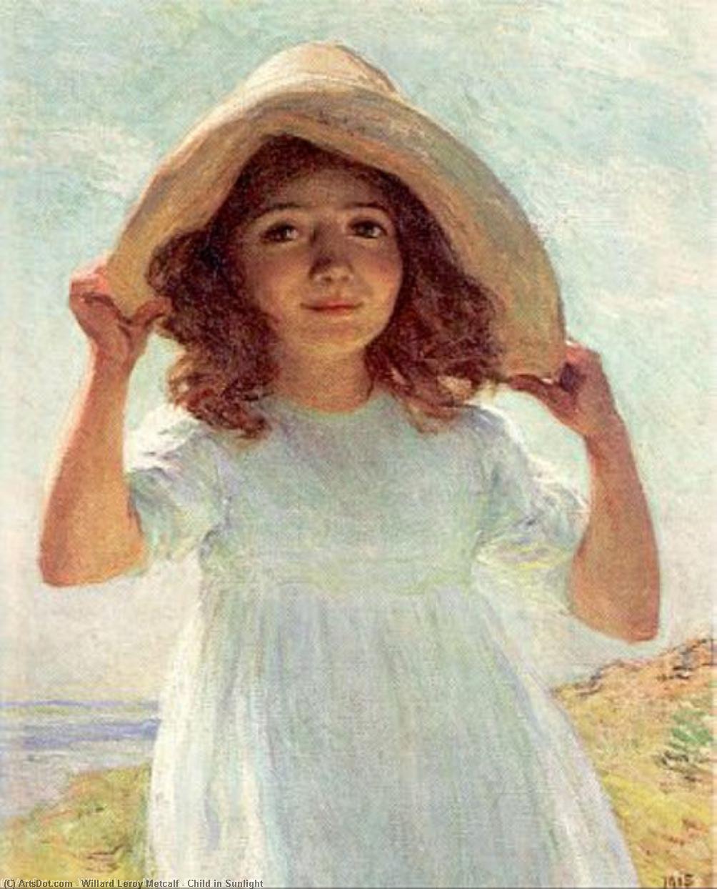 Child In Sunlight — Willard Leroy Metcalf