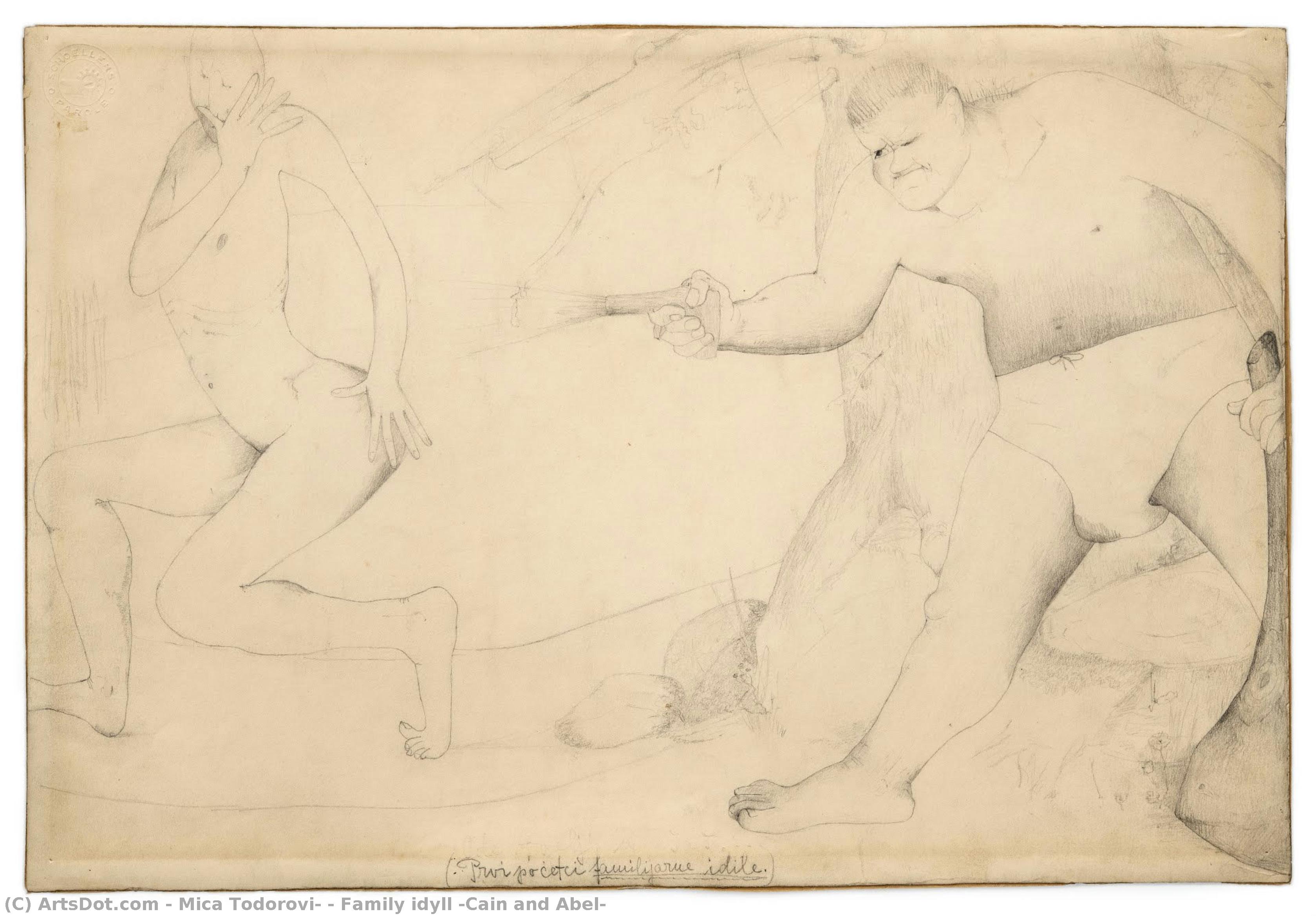 Family Idyll (cain And Abel) — Mica Todorović