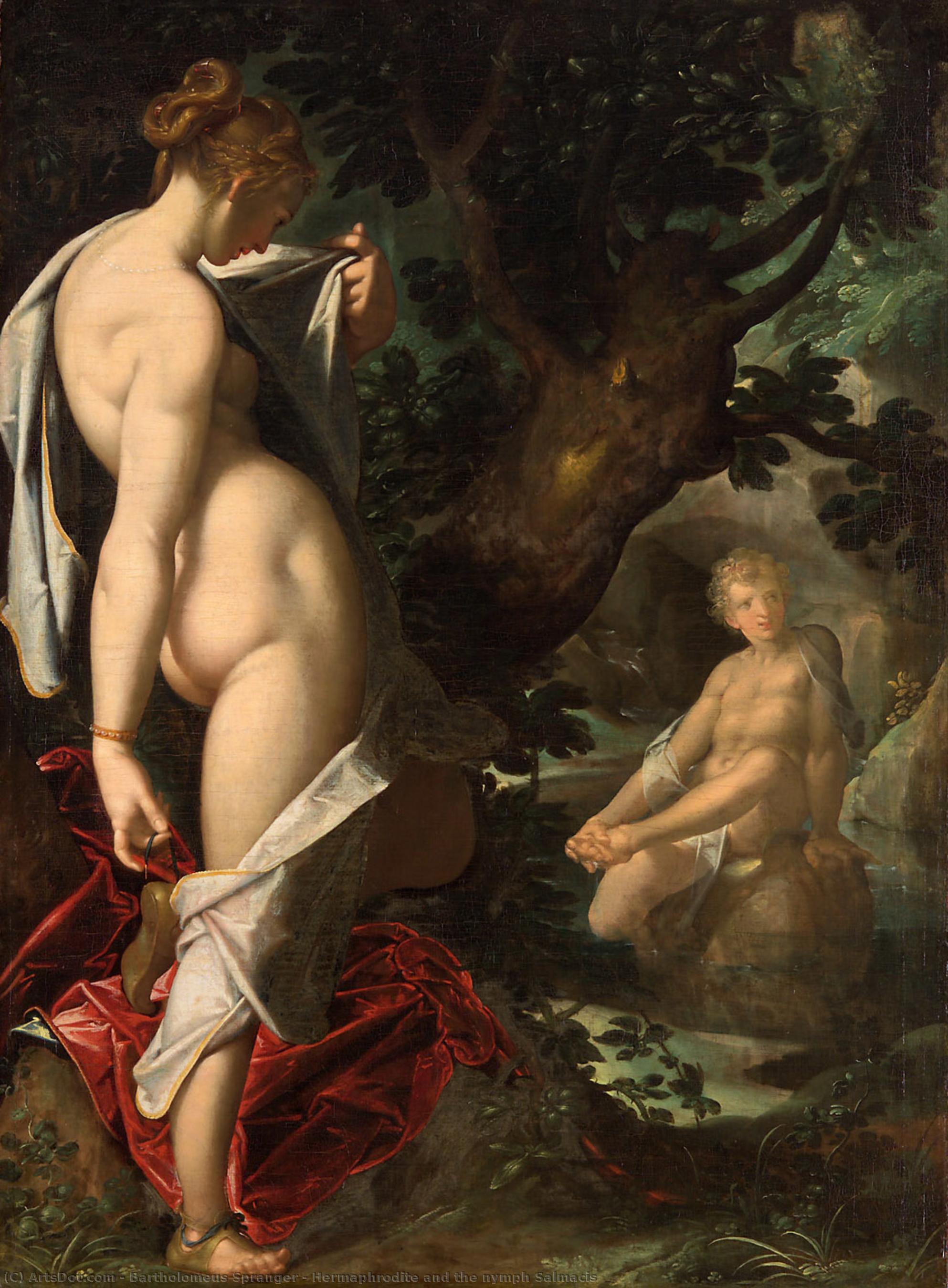 Hermaphrodite And The Nymph Salmacis — Bartholomäus Spranger